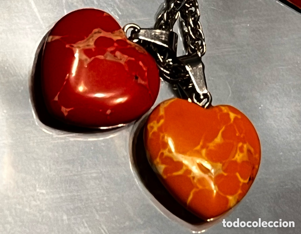 Joyeria: Coralina en forma de coraz&oacute;n (anaranjada) - Foto 6