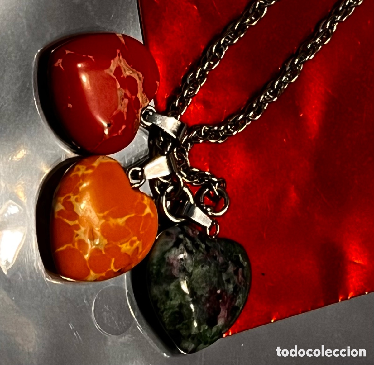 Joyeria: Coraz&oacute;n de gema precioso con cadena - Foto 4