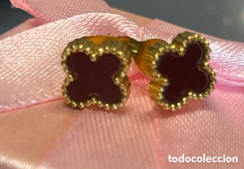 Joyeria: Conjunto pulsera y pendientes tipo Van Cleef - Foto 4