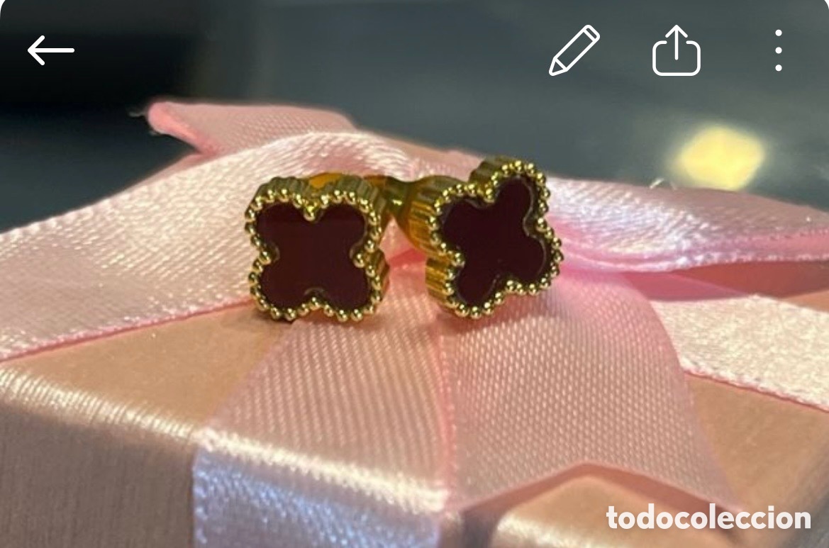 Joyeria: Conjunto pulsera y pendientes tipo Van Cleef - Foto 5