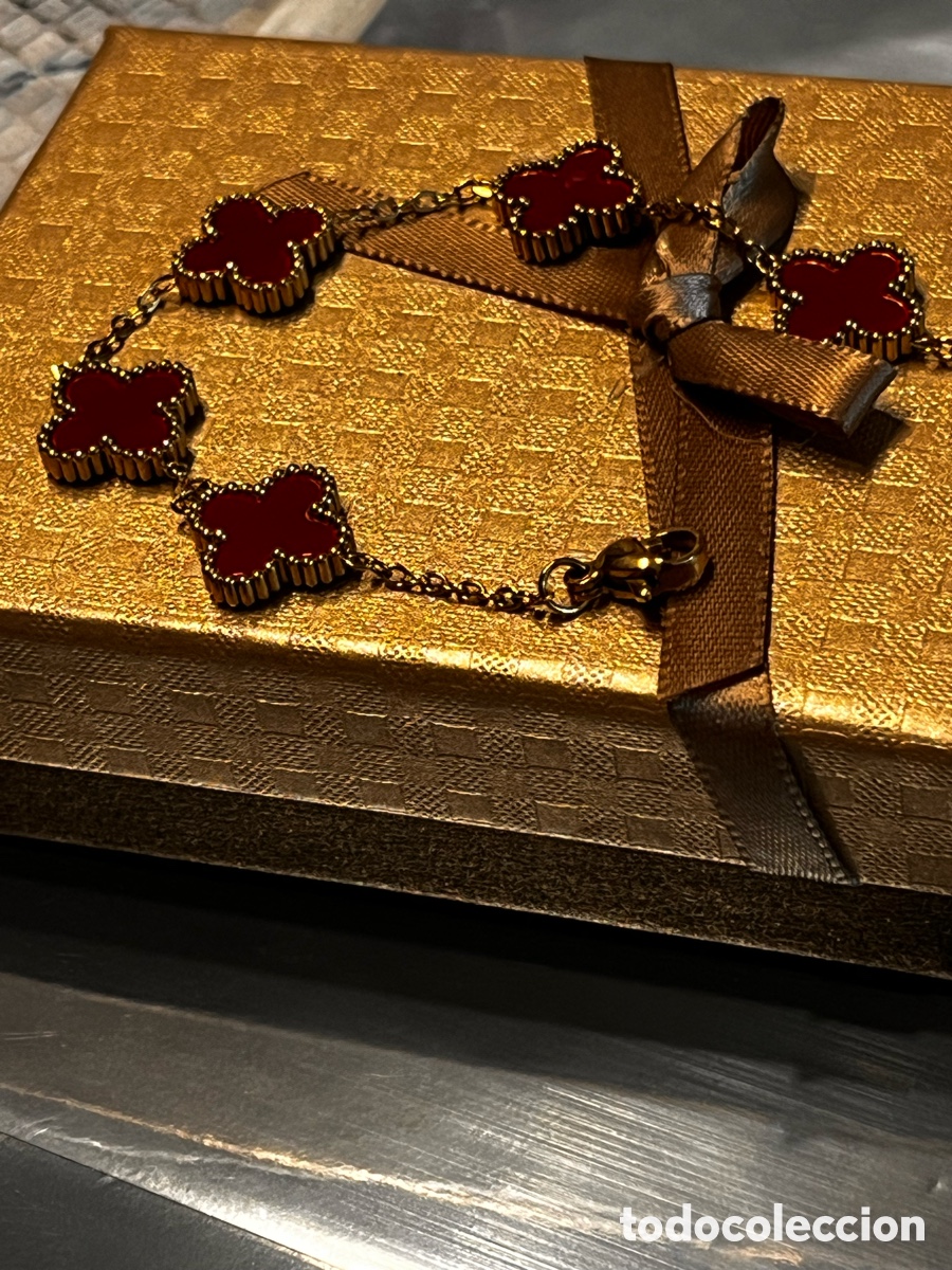 Joyeria: Conjunto pulsera y pendientes tipo Van Cleef - Foto 6