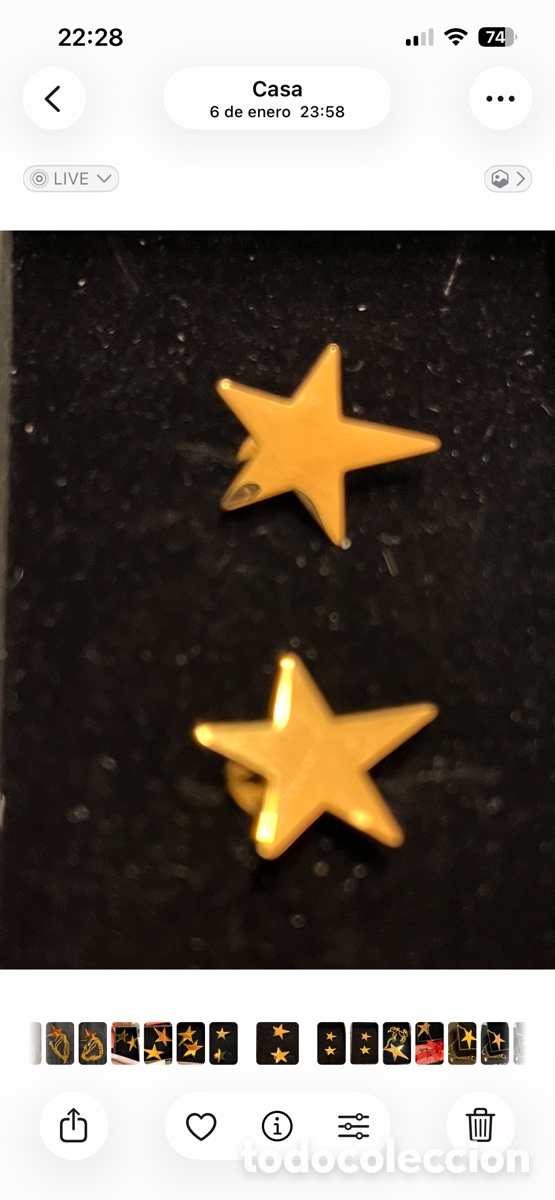 Joyeria: Pendientes estrellas medianos - Foto 3