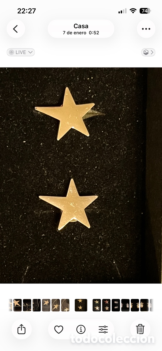Joyeria: Pendientes estrellas medianos - Foto 1