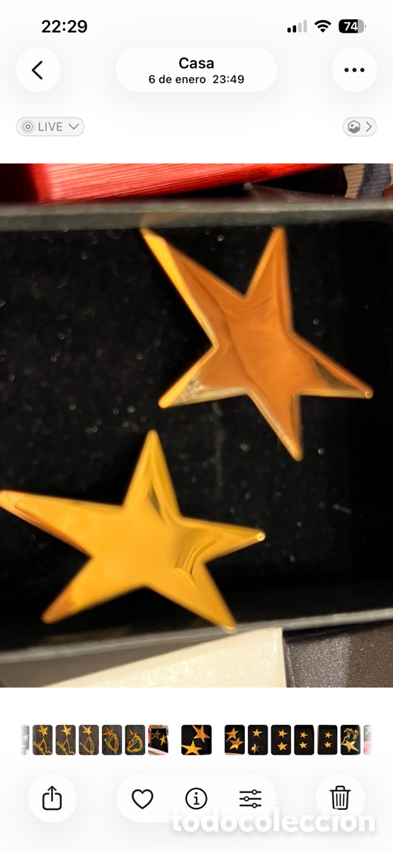 Joyeria: Pendiente estrellas grandes - Foto 1