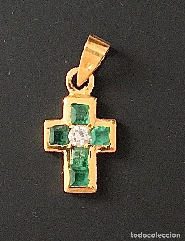 Joyeria: Cuz de colgante oro 18K - Foto 1