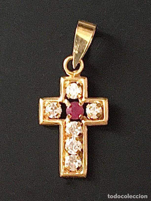Joyeria: Cuz de colgante oro 18K - Foto 1