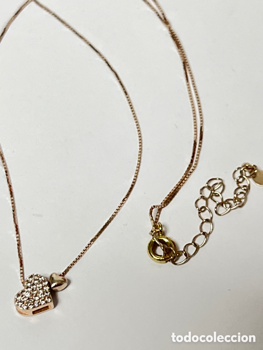 Joyeria: Cadena de plata chapado oro rosa /CC385 - Foto 3