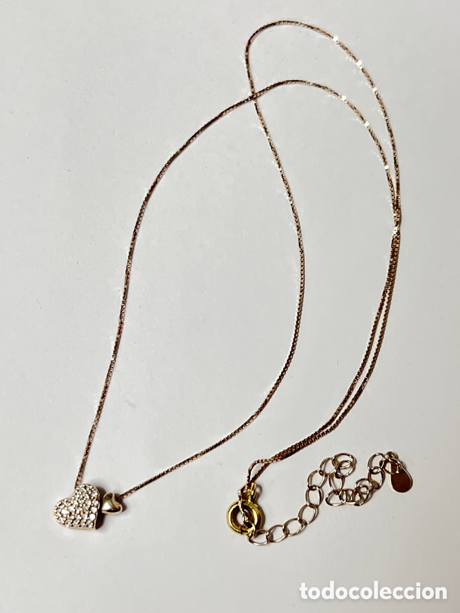 Joyeria: Cadena de plata chapado oro rosa /CC385 - Foto 1