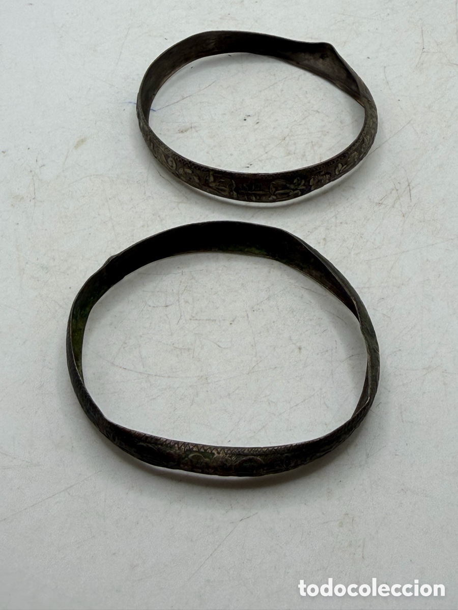 Joyeria: Antiguas Pulseras Plateadas - Foto 2