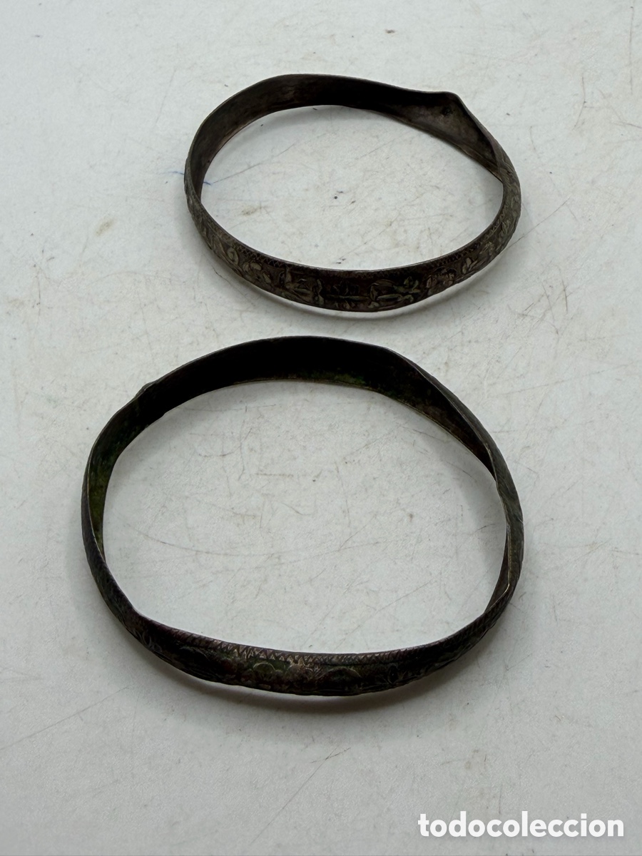 Joyeria: Antiguas Pulseras Plateadas - Foto 3
