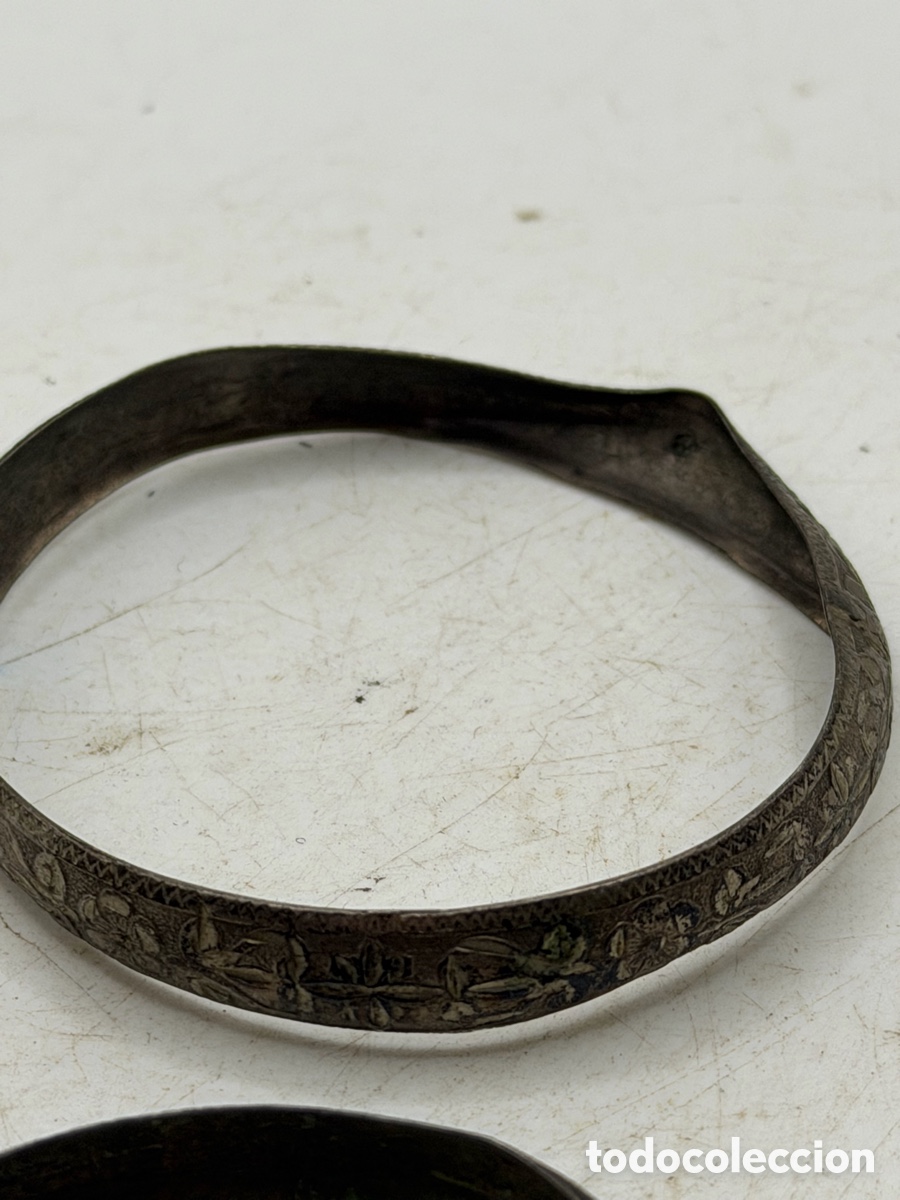 Joyeria: Antiguas Pulseras Plateadas - Foto 4