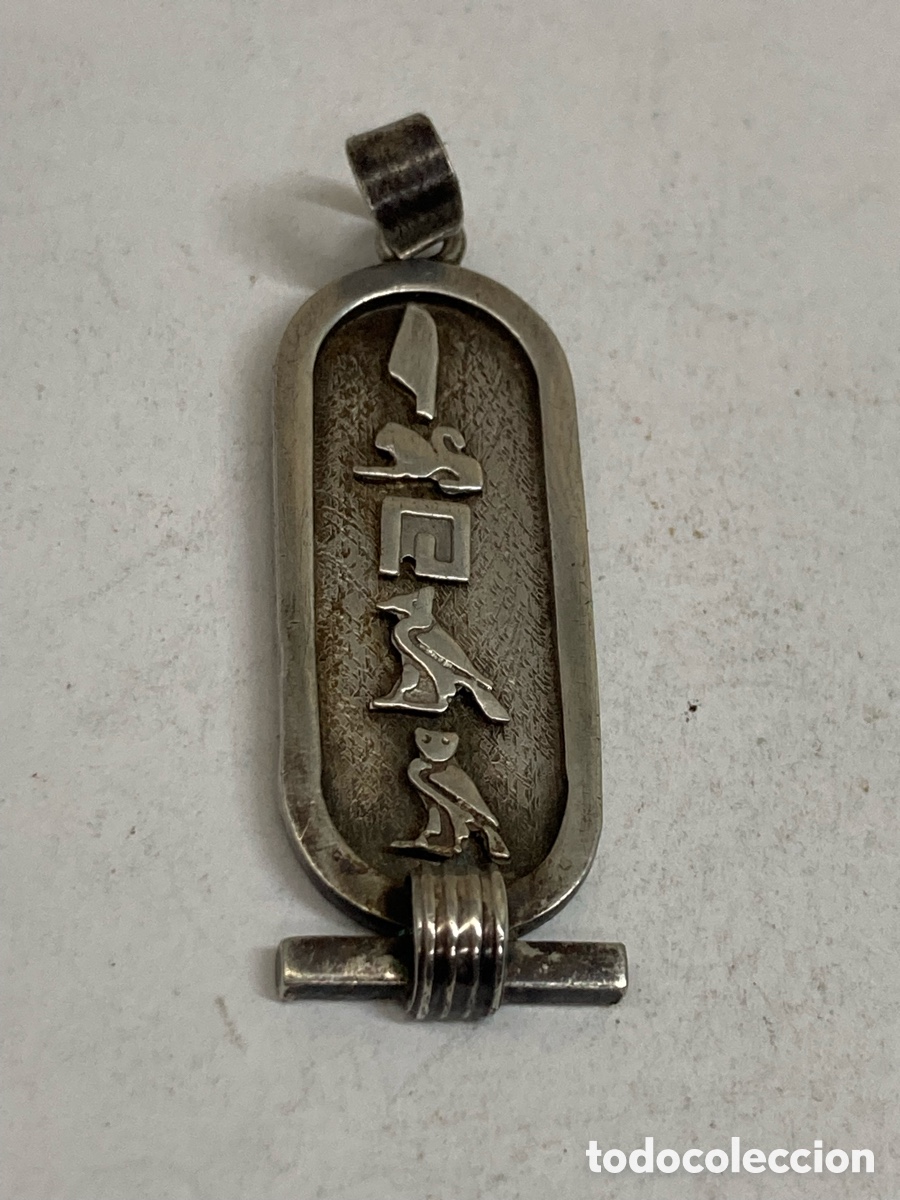 Joyeria: Colgante egipcio de plata /c538 - Foto 1