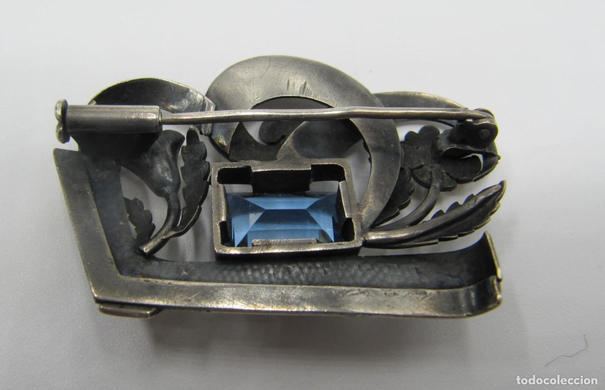 Joyeria: Broche plata plaqu&eacute; de oro, a&ntilde;os 30 - Foto 4