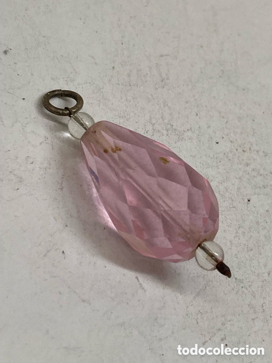 Joyeria: Colgante rosa de Francia y plata C539 - Foto 1