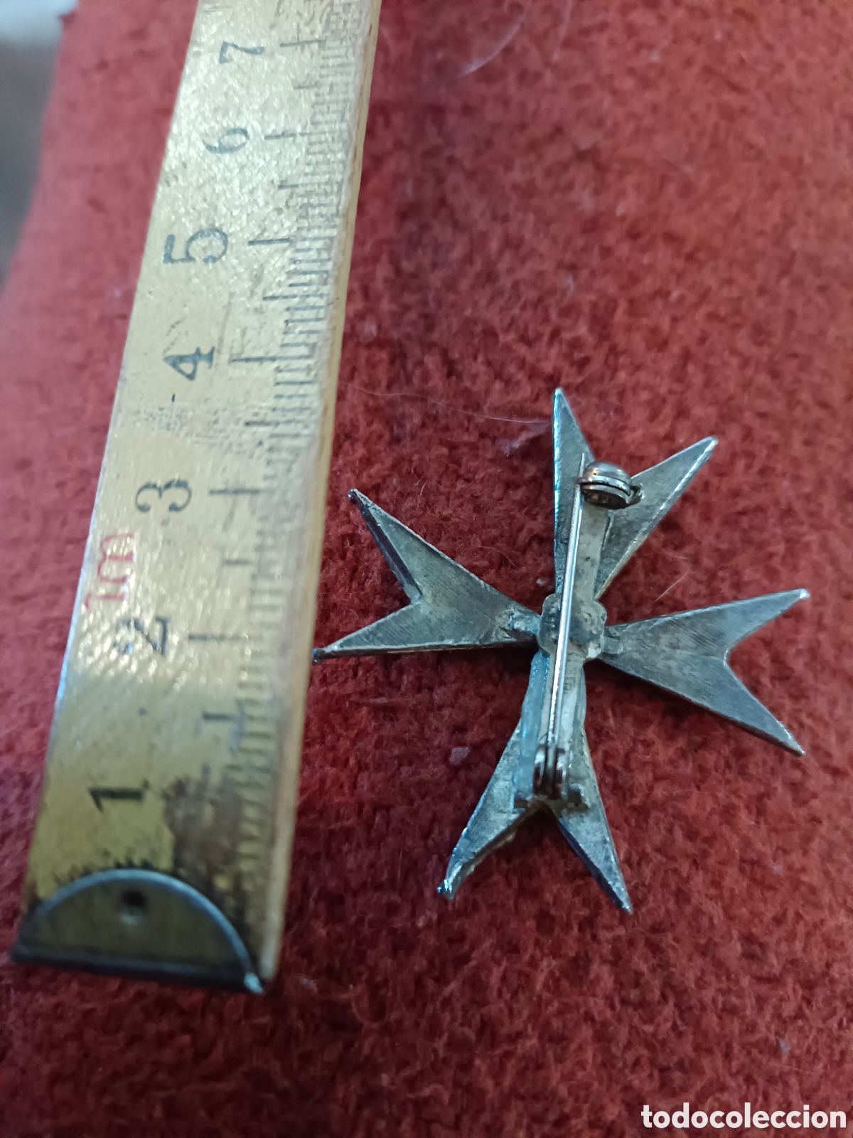 Joyeria: Broche Cruz de Malta con marcasitas - Foto 2