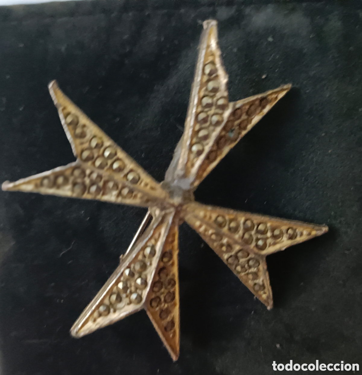 Joyeria: Broche Cruz de Malta con marcasitas - Foto 3