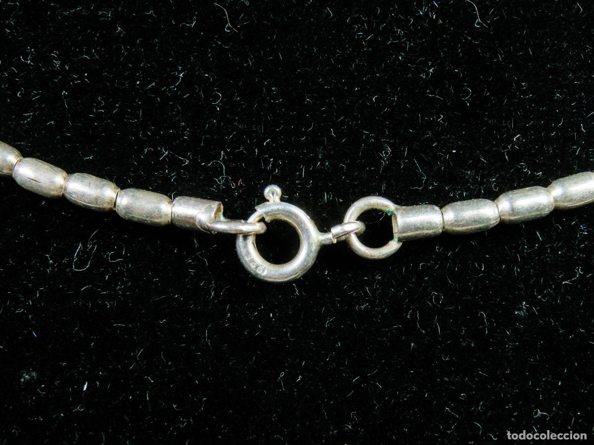 Joyeria: Collar cuentas plata de ley marcada 925 - Foto 4