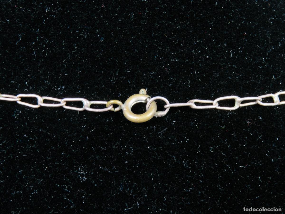 Joyeria: Conjunto collar pendientes plata de ley malla flores - Foto 7