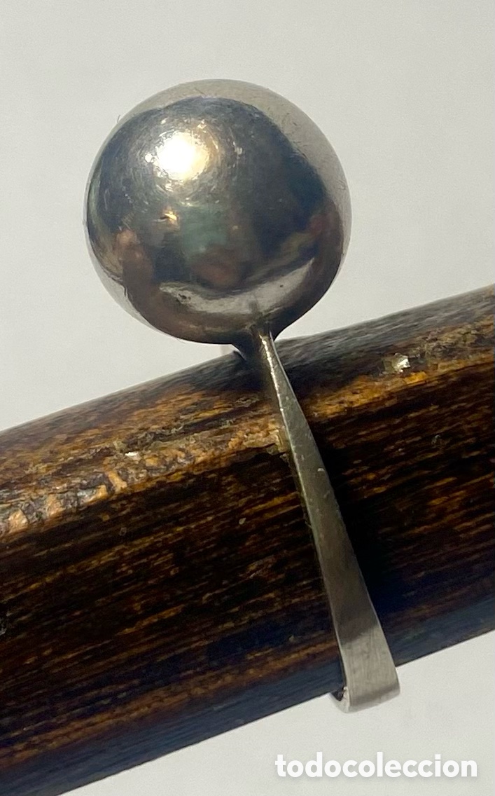 Joyeria: Anillo de plata de ley con dise&ntilde;o de bola central - Foto 4