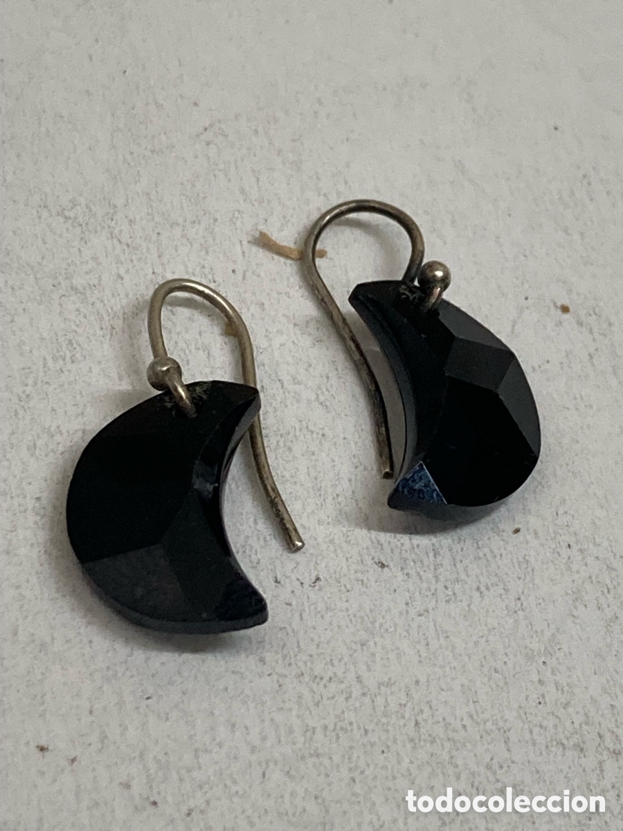 Joyeria: Pendientes de plata y &oacute;nix P418 - Foto 1