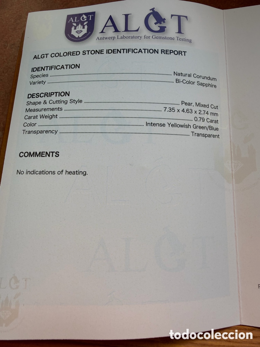 Joyeria: Zafiro certificado 0.79 quilates. - Foto 14