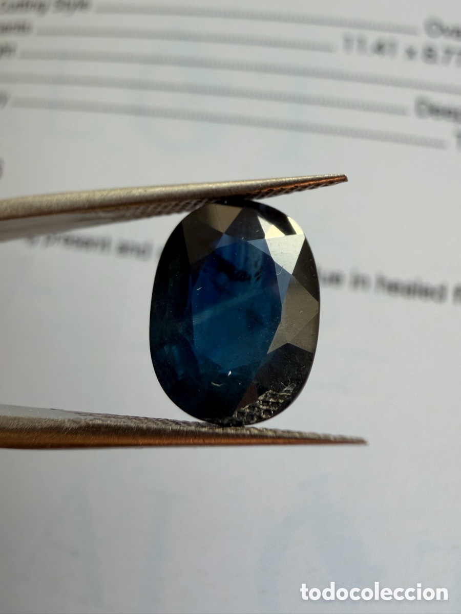 Joyeria: Zafiro certificado 5 quilates azul. - Foto 1