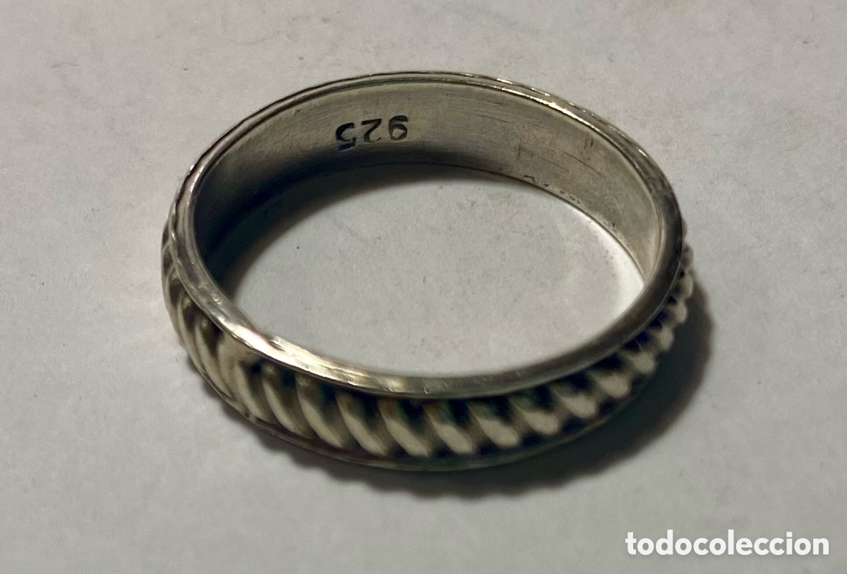 Joyeria: Anillo de plata de ley 925 contrastada - Foto 2