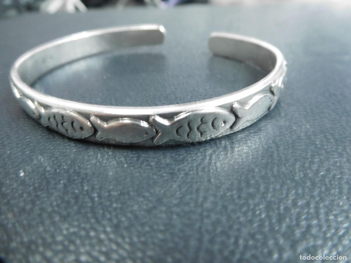 Joyeria: Pulsera de plata, ajustable, elegante, plata, en bolsa de lujo, envio gratis. - Foto 1