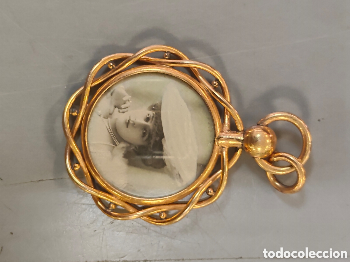 Joyeria: Antiguo colgante Victiriano - Foto 2
