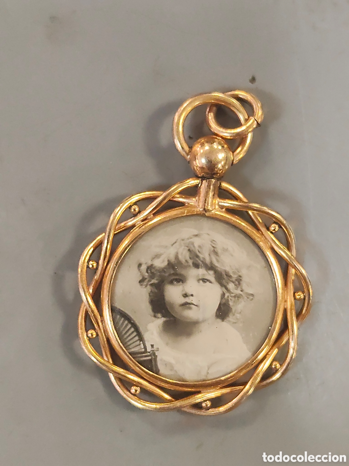 Joyeria: Antiguo colgante Victiriano - Foto 1