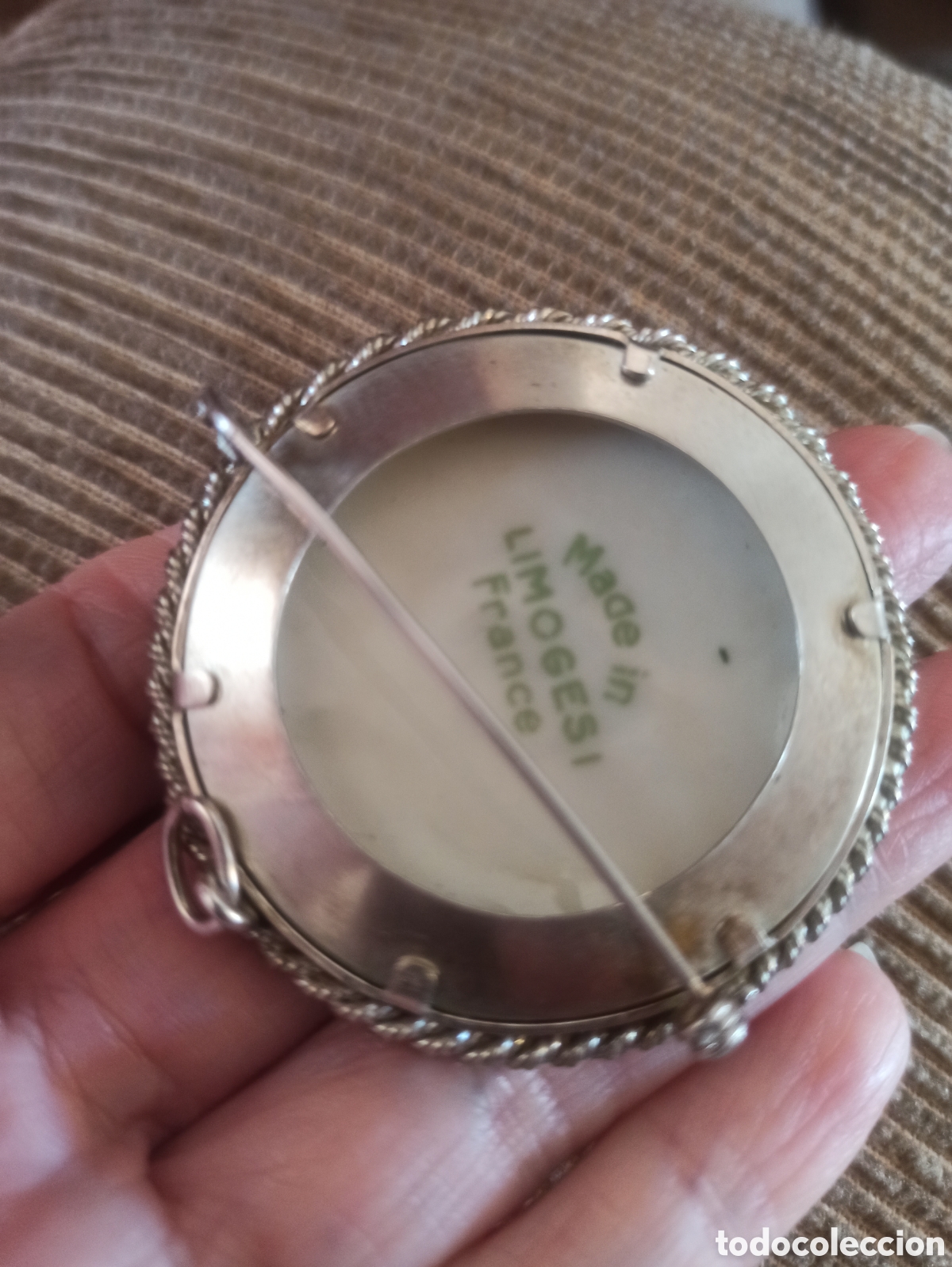 Joyeria: Broche porcelana limoges - Foto 2
