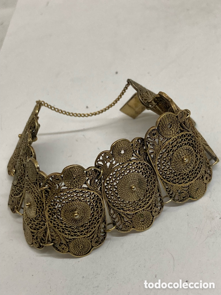 Joyeria: Pulsera de plata con filigranas Pul384 - Foto 1