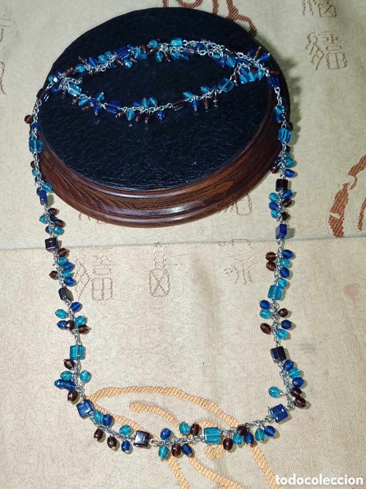 Joyeria: Collar largo de cristal de Murano. - Foto 3