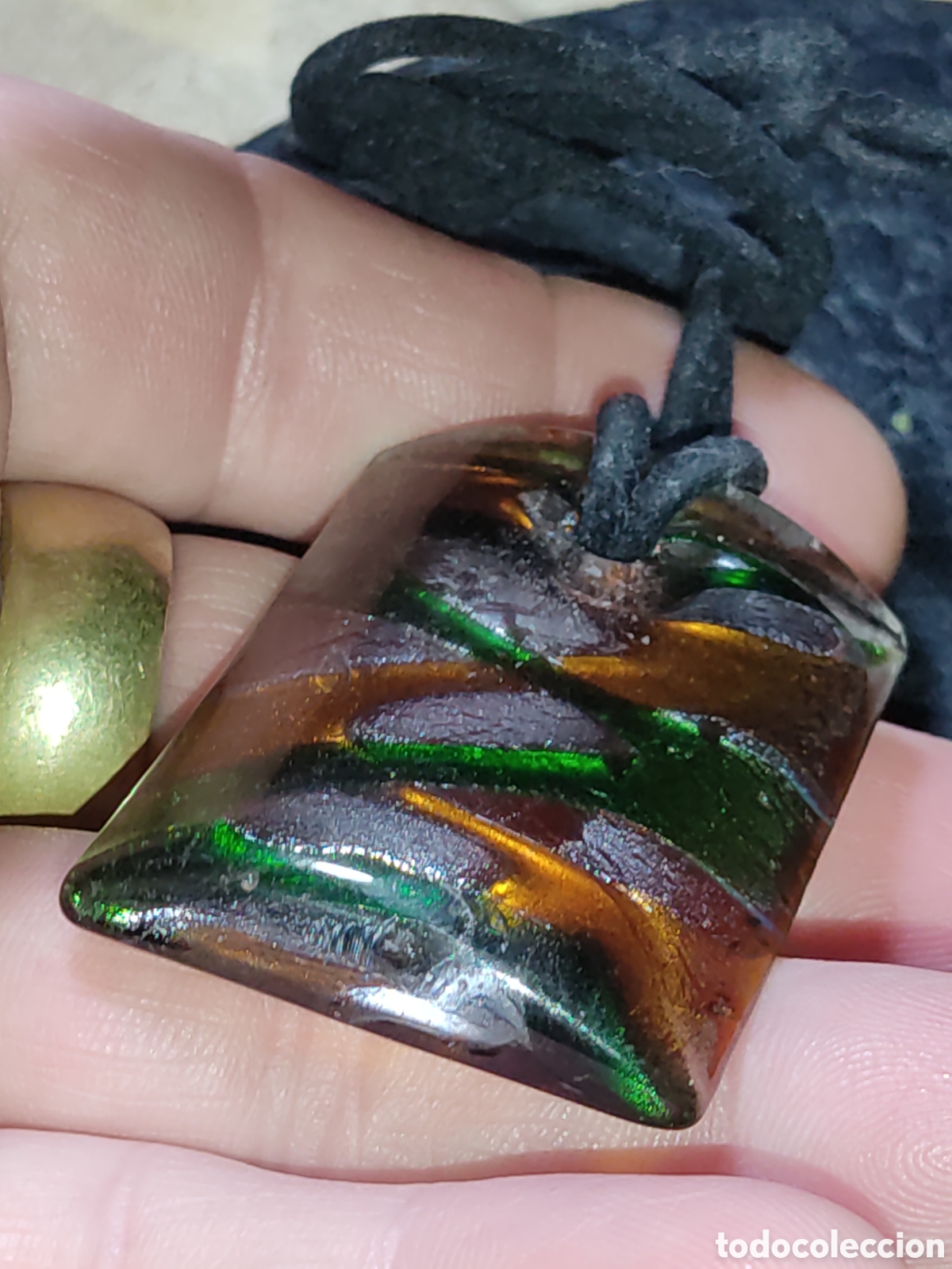 Joyeria: Colgante de cristal de Murano & Collar. - Foto 3