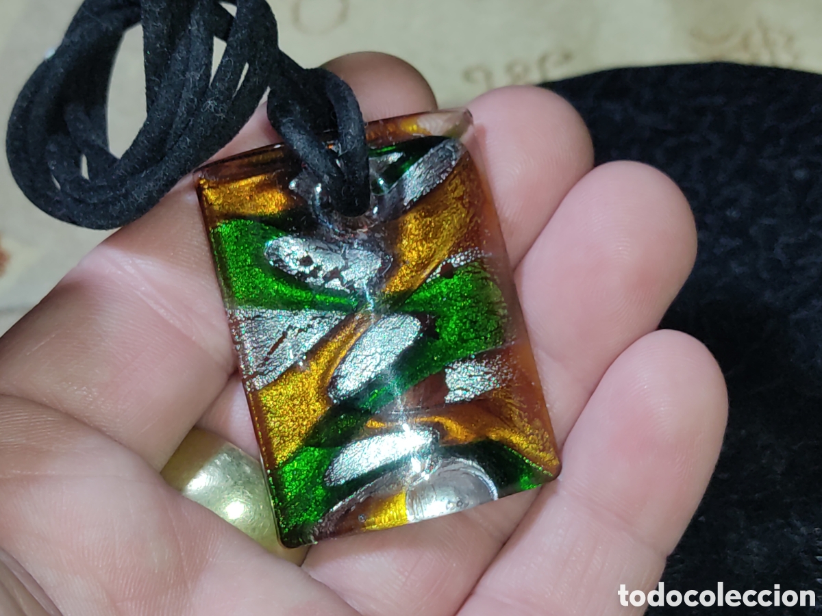 Joyeria: Colgante de cristal de Murano & Collar. - Foto 1