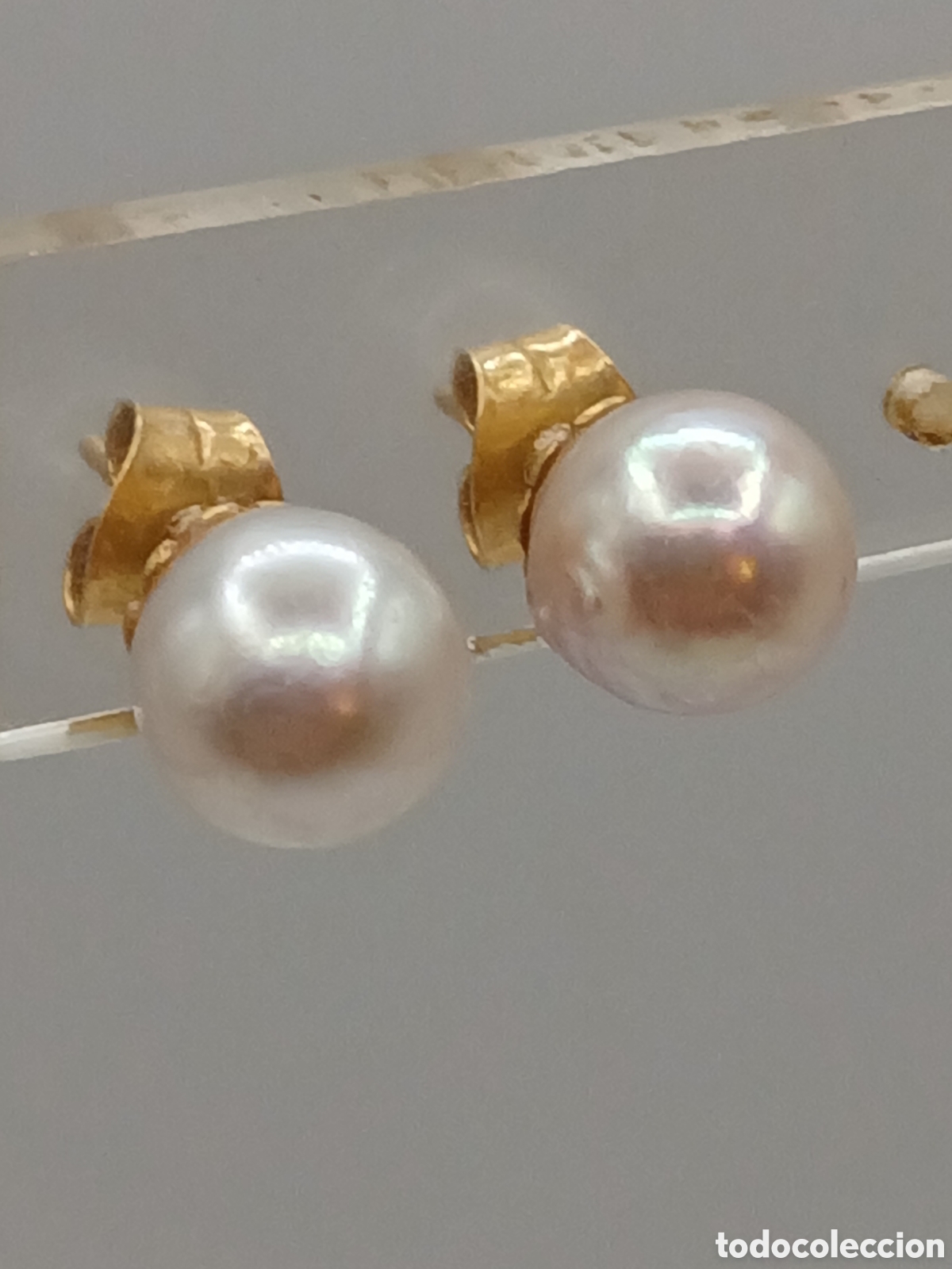 Joyeria: Pendientes oro 18quilates y perlas australianas - Foto 2