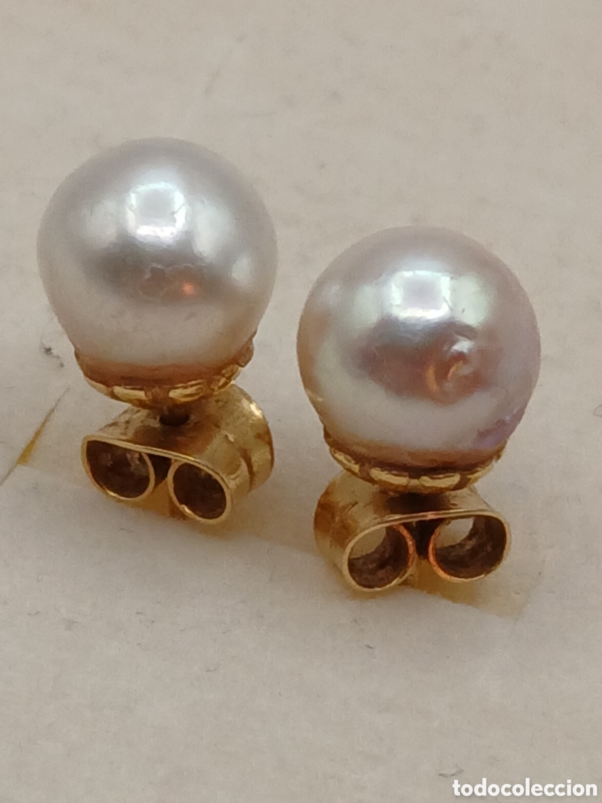 Joyeria: Pendientes oro 18quilates y perlas australianas - Foto 3