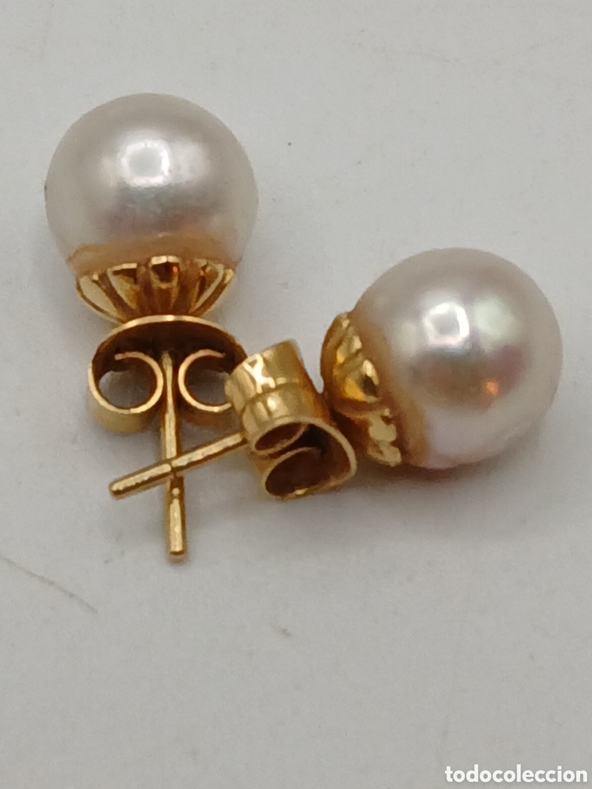 Joyeria: Pendientes oro 18quilates y perlas australianas - Foto 1