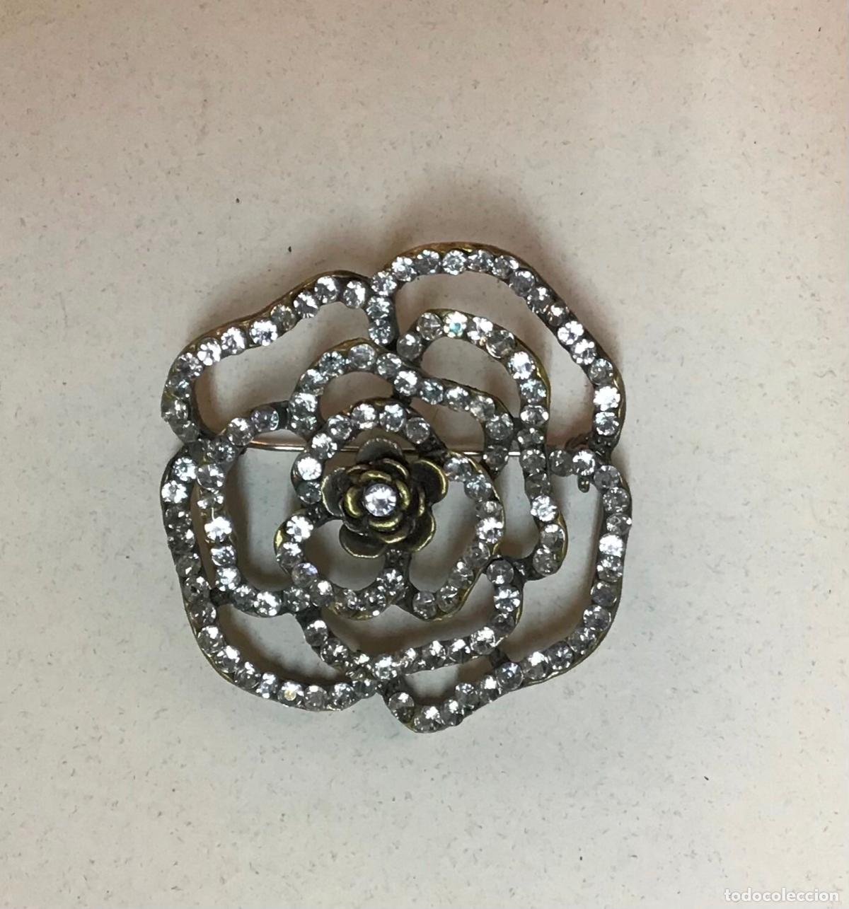 Joyeria: BROCHE DORADO Y CRISTAL - Foto 1