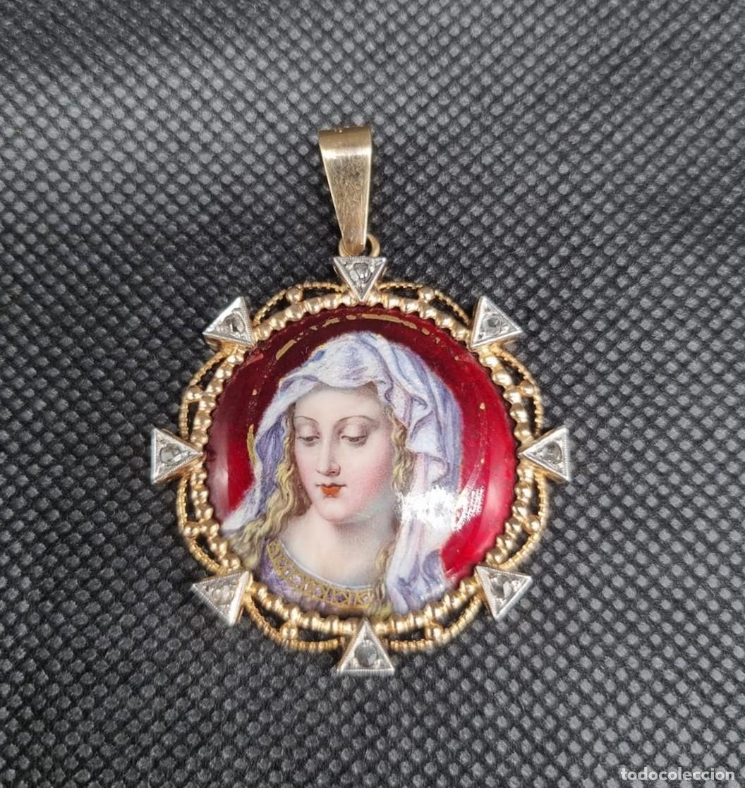 Joyeria: Medalla de oro y diamantes - Foto 2