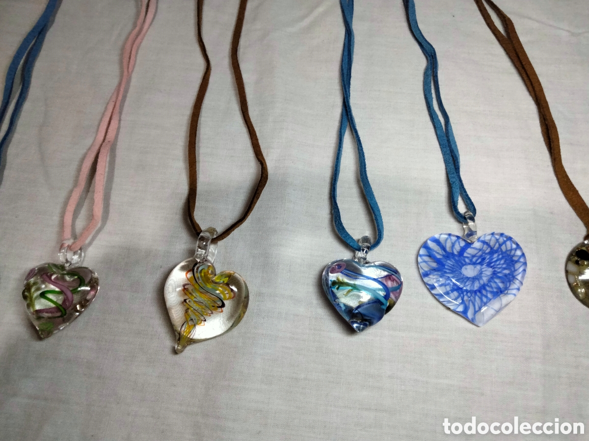 Joyeria: Lote colgantes cristal murano - Foto 3