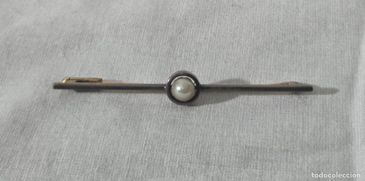 Joyeria: Antiguo broche en plata de ley - Foto 1