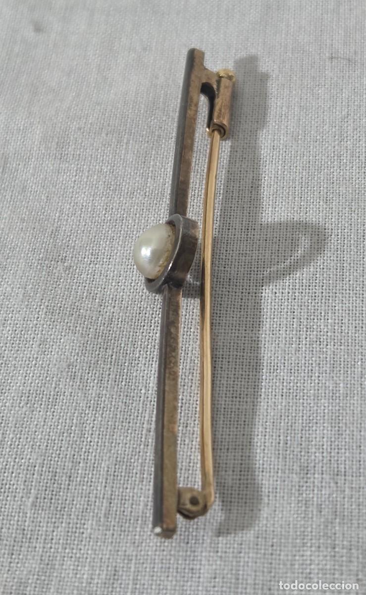 Joyeria: Antiguo broche en plata de ley - Foto 3