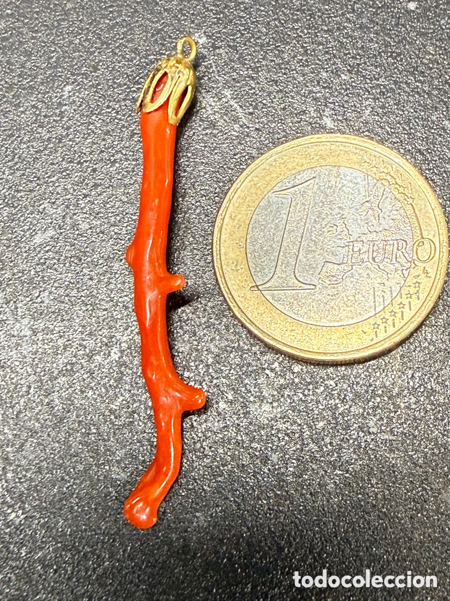 Joyeria: Coral natural rojo joya oro - Foto 1