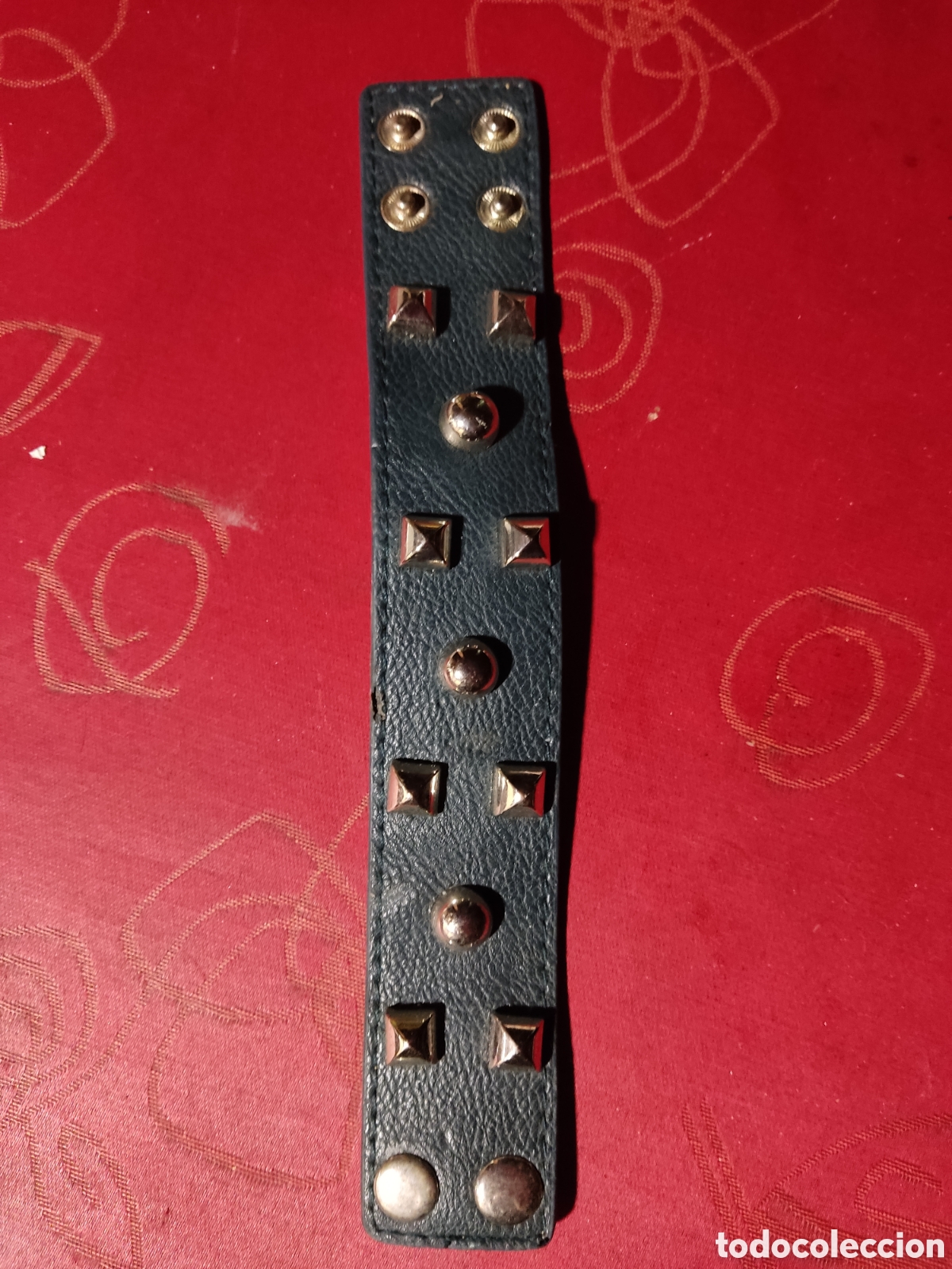 Joyeria: Pulsera cuero y pinchos - Foto 1