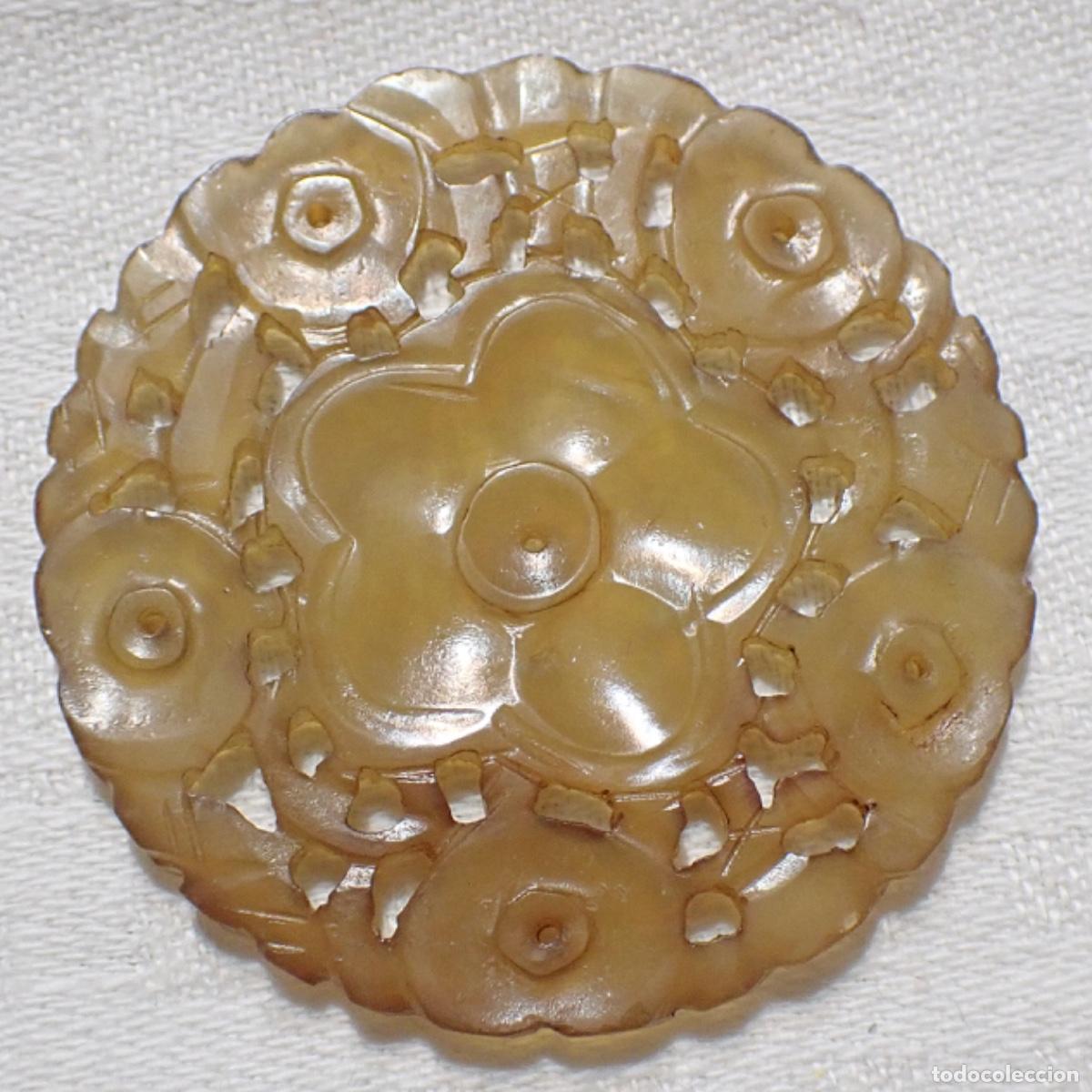 Joyeria: Colgante de jade chino - flor - Foto 4