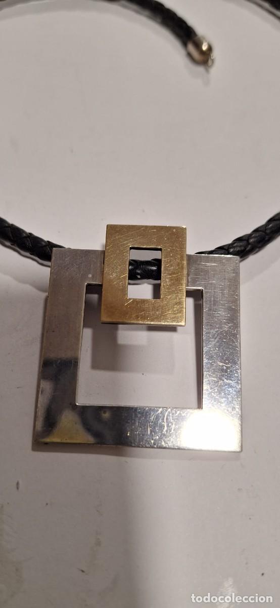 Joyeria: Colgante de plata y oro de dise&ntilde;o - Foto 2