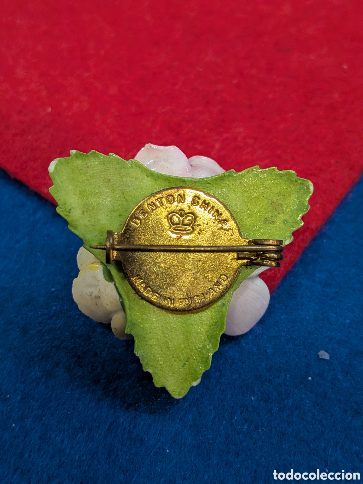 Joyeria: Broche en porcelana vintage. REF-8762 - Foto 2
