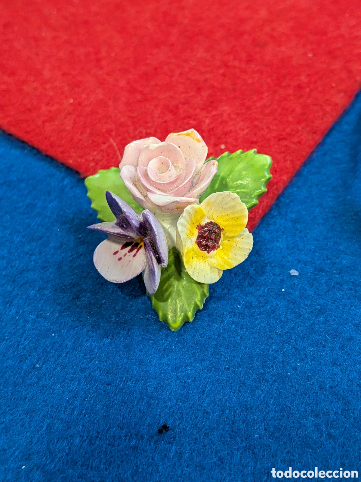 Joyeria: Broche en porcelana vintage. REF-8762 - Foto 1