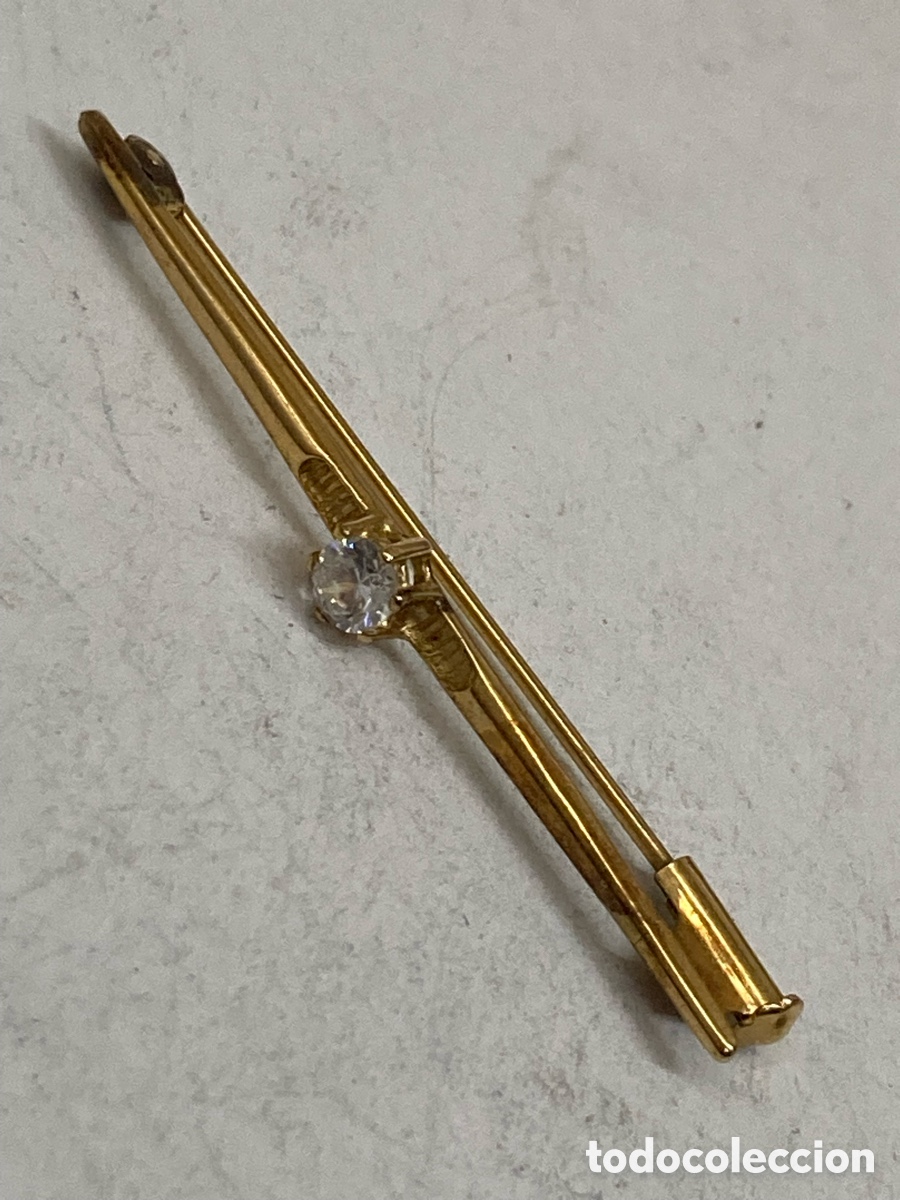 Joyeria: Broche de plata chapado de oro / B231 - Foto 1